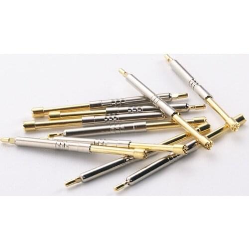50 Pcs/Package Functional Test Integrated Needle PH-4H Nickel-Plated Probe Thimble Length 38mm Metal Spring Conductive Pin