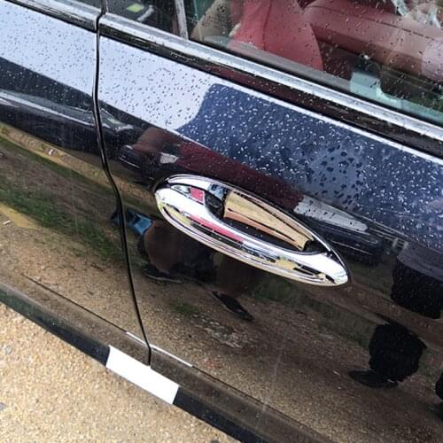 Car Door Handle Frame Decoration Cover Trim For BMW 5 Series G30 G38 2018 ABS 4pcs Auto Exterior Door Bowl Modified Decals