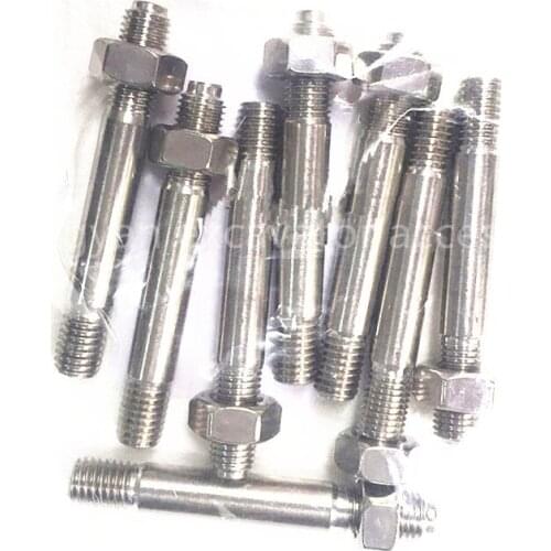 Free shipping Exhaust branch pipe screw for Doosan Daewoo 130 150 220-5-7 Screw excavator parts for repairing DB58 engine