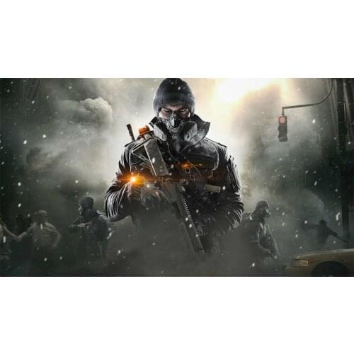 D0287 Game Tom clancys the division Silk Fabric Poster Art Decor Indoor Painting Gift