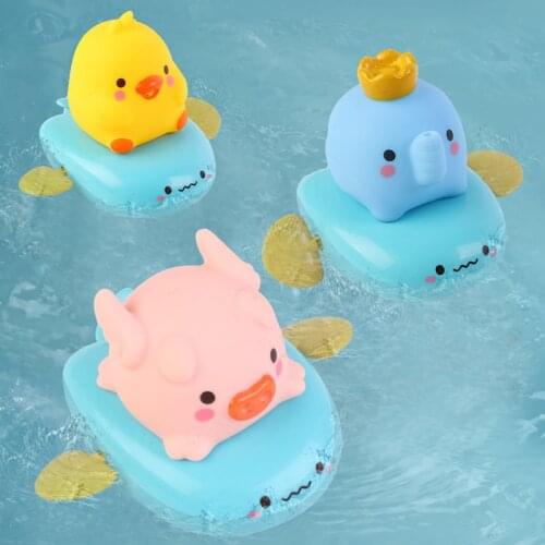 Kids Bath Toys Bathroom Bathtub Beach Clockwork Childrens Toys Water Shower Toys Toddler Swimming Toys Gift 6-12 Months Baby