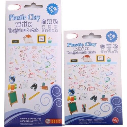 Nail Art False Nails Tips DIY Manicure White Adhesive Nail Fixing Glue Clay Decoration Fix Nail Plasticine Sticker Tool