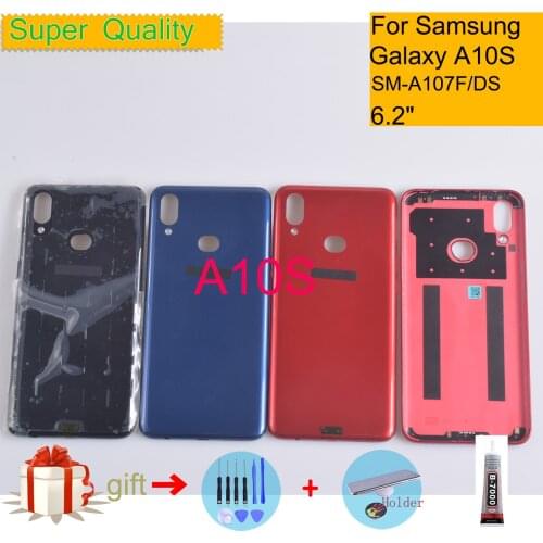For Samsung Galaxy A10S A107 A107F SM-A107F/DS Housing Back Cover Case Rear Battery Door Chassis Housing Replacement