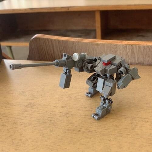 101PCS Original Design Mecha Warrior Building Blocks Toys For Children Armor Robots Anime Model 7cm Assemble Action Figure Doll