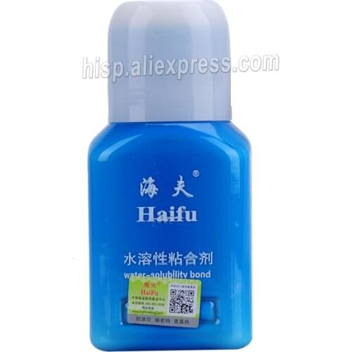 Haifu 300ml inorganic water solubility bond glue adhesive for assemble table tennis rubber and blade to racket