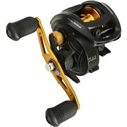 Casting Reel 7.2:1 Gear Ratio Super Light Fishing Wheel Magnetic Brake System 8KG Max Drag Metal Baitcasting Fishing Reel