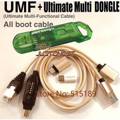 2019 New umt dongle pro UMT Key + UMF ALL Boot Cable for Samsung Huawei LG ZTE Alcatel Software Repair and Unlocking