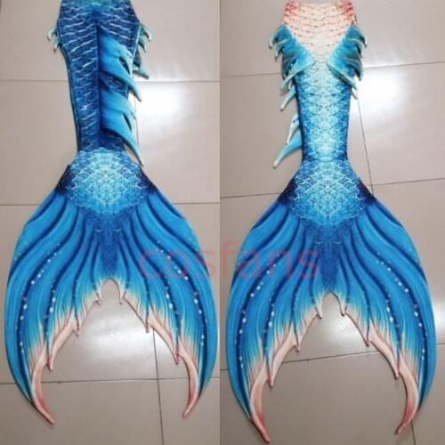 Customized Big Mermaid Tails for Swimming Adults Child Girls Party Cosplay Mermaid Swimwear Tails Swimsuit with Monofin