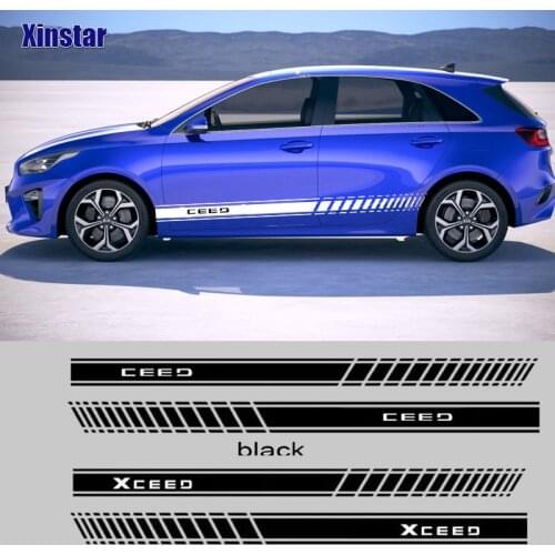2pcs Decal Sticker car windows sticker for Kia ceed