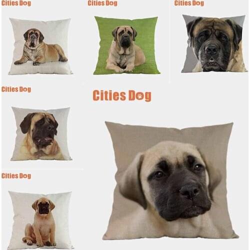 Dog pillow covers decorative cushion covers for sofa Pillows Anatolian Mastiff dogs pillowcase cushions cover home decor