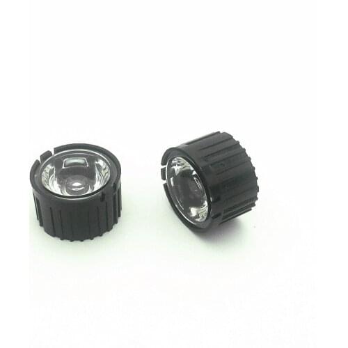30set 20mm 5 10 15 30 45 60 90 120 Degree LED Lens Reflector For 1W 3W 5W High Power LED Lamp Light