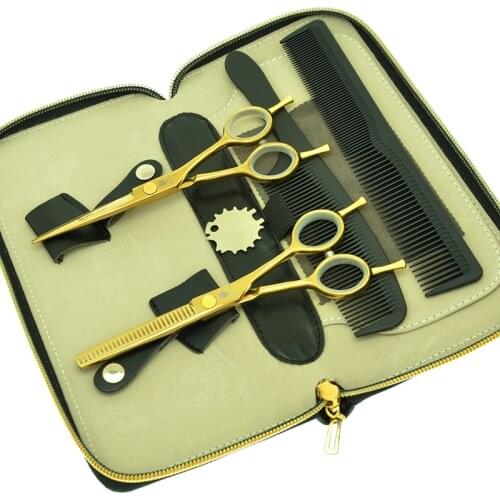 Smith Chu 5.5 Inch Barber Hair Cutting Scissors Top Quality Hair Thinning Scissor Salon JP440C Hairdressers Hair Shears A0002C