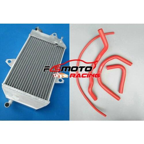 4PCS Hose + Aluminum Radiator For Ya-ma-ha YFZ350 Banshee 350 YFZ YFZ350LE YFZ350SE 1987-2007 2-stroke ATV