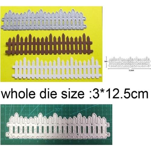 Craft dies metal cutting dies cut die Christmas Fence Frame decoration Scrapbooking card knife mould blade punch stencils dies