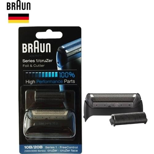 Braun 10B/20B (1000/2000 Series) Foil & Cutter Replacement High Performance part razor blade(180 190 1775 1735 2675 5728 5729)