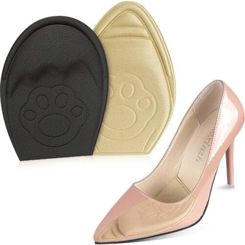 Men and Women Sports Adjustable Size Toe Cap Soft and Breathable Anti-slip Anti-wear Foot Pad Forefoot Half Size Pad Insoles