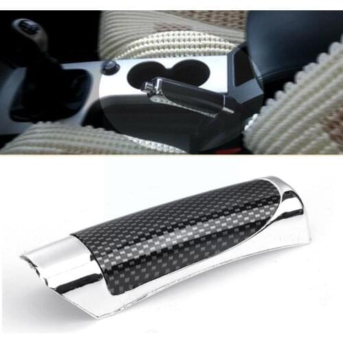 Universal Fashional Car Handbrake Protect Cover Wooden High Carbon Interior Decor Smooth SUV Accessory Fiber Quality ABS N7T9