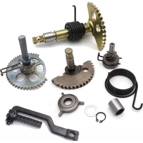 Motorcycle Kick Start Gear Shaft Gear Spring Gasket Bush For Scooter Parts Lifan Engine Gy6 50cc 125cc 150cc Moped 139qmb Taotao