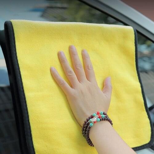 1Pcs 30X30cm High Quality car cleaning towel For kia ceed rio 3 4 soul sk3 sportage chrysler 300c hyundai ix35 ix25 solaris