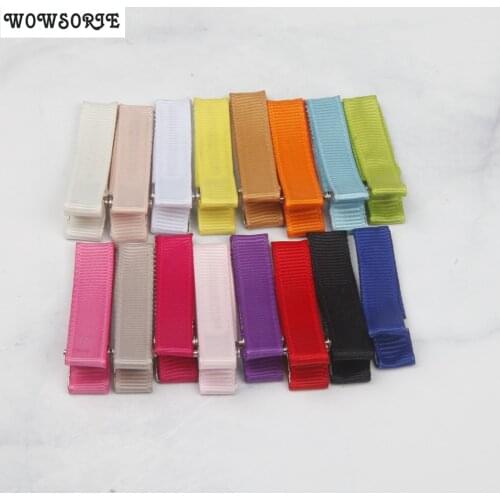 5cm Ribbed band Hairclip Hairbows Chic Hair Accessories Fashion Hair Barrette Hair snap clip DIY Clip Headwear Accessory 20pcs