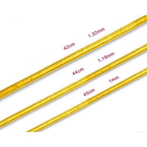 24K Yellow Gold Snake Chain Necklace/ Women 999 Gold luxky sexy perfect Necklace 8g-10g