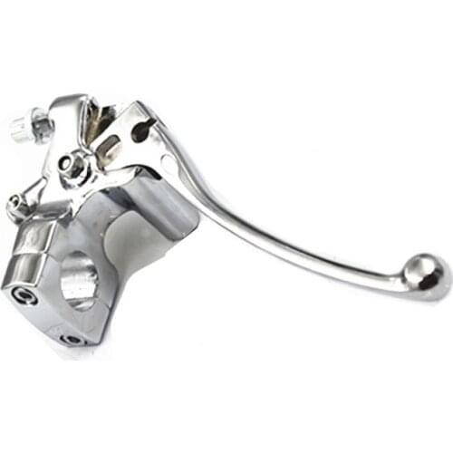 1" Chrome LEFT Handlebar Hand Controls Brake Clutch Lever for Honda Shadow Aero Spirit VLX Sabre VT VTX 1300 1800 Rebel