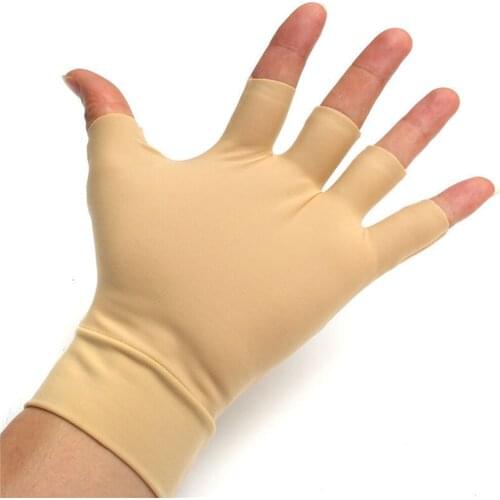 1 Pair Arthritis Relief Fitness Gloves Washable Nylon Spandex Anti Inflammatory Hand Compression Health Care