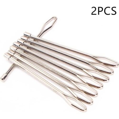 2pcs High Quality Garment Clips Sewing DIY Tools Elastic Band Tape Punch Cross Stitch Practical Wear Elastic Clamp (wear Rope)