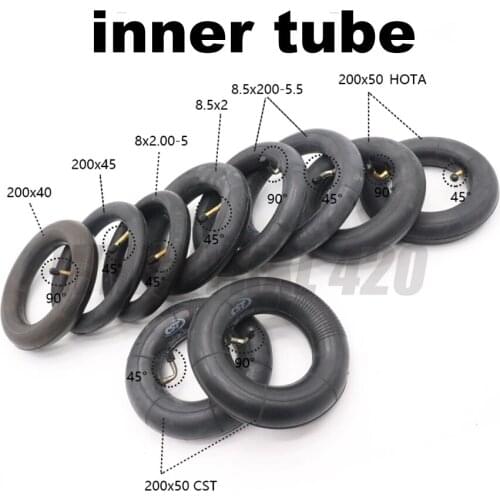 6'' 8'' 8.5'' 9'' 10'' Inner Tube Inner Tire for Stroller Electric Scooter Balancing Car 6/8/8.5/9/10 inch Rubber Tire Parts