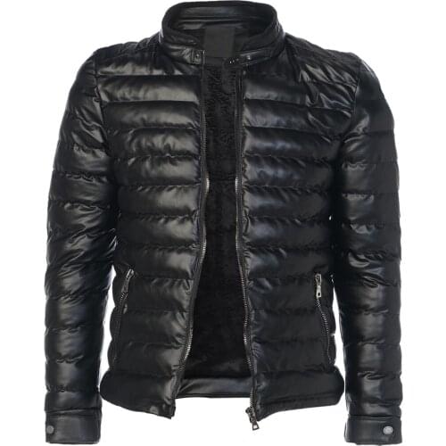 BUUFUU Men's Faux Leather Jackets