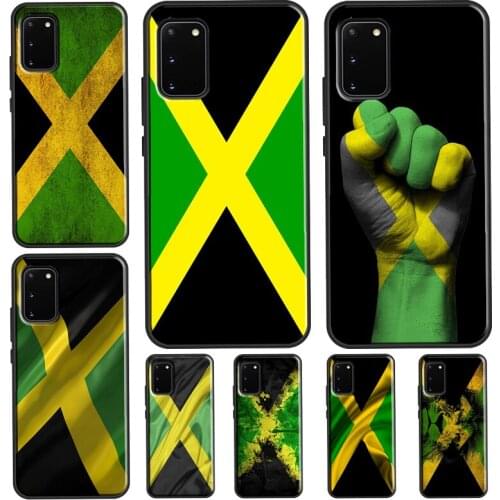 Jamaica Flag Case For Samsung Galaxy S21 Ultra S20 FE S9 S8 S10 Plus S10e Note 20 Note 10 Plus Cover