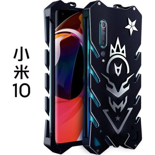 Luxury Heavy Duty Armor Metal Aluminum Case For Xiaomi Mi 10 Pro Mi Note 10 Pro 10 Lite Redmi Note 9 10X 5G Back Cover Case