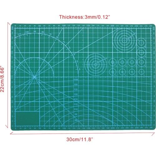 Zayex A4 Double-sided Self-healing PVC Cutting Mat Pad Patchwork Cut Pad Patchwork Tools Manual DIY Tool Cutting Board
