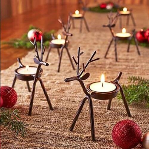 LANYUNER Decorative Metal Candlesticks