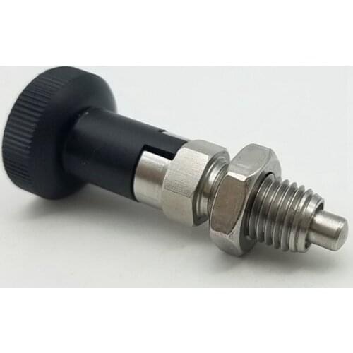 M10 Stainless Steel Self Locking Index Plunger Pin With Self Locking Function For Dividing Head For Sophisticated Position Locat