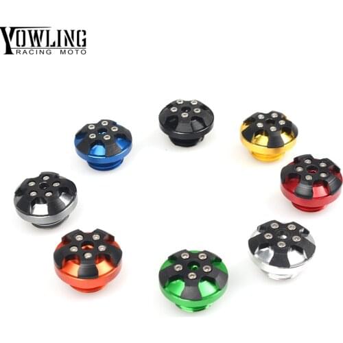 M20*2.5 CNC Aluminum Engine Oil Filler Cap Fuel Fill Tank Cover for KAWASAKI Z1000 Z1000SX Ninja 1000 250 Z800 ER6N ER6F Z900