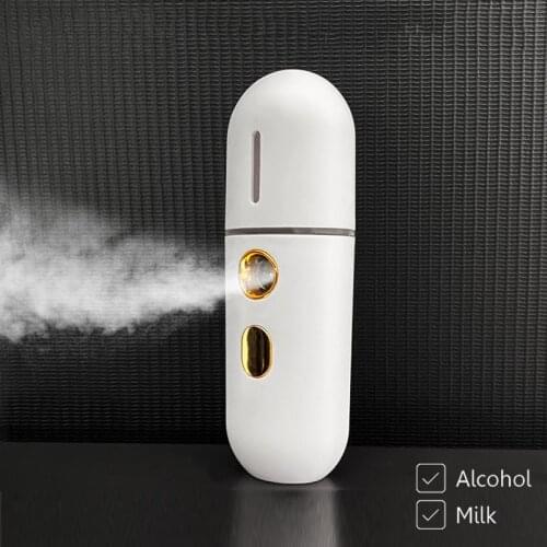 Mini Portable Humidifier Nano Mister Facial Steamer Humidifier Beauty Spray Hydrating Apparatus Cold Spray Skin Care