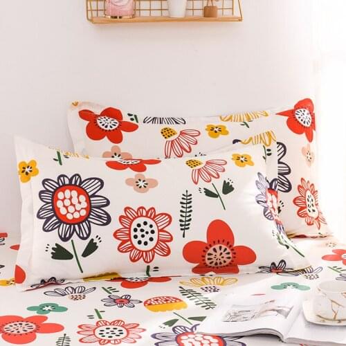 100% Cotton Printed Carttons Pillowcase Comfortable Pillow Cover case For Baby&Girl Bed room Pillow Covers