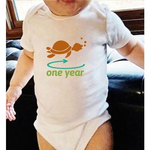 One Year Printed Jumpsuit for Newborn Clothing Toddler Girl Winter Clothes Cotton Baby Romper Onesies Boy Kids' Things