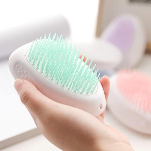 Plastic Cats Bath Brush Comb Cat Dogs Hair Fur Grooming Massaging Cleaning Comb Tools Pet Brush Tool Supplies Accessories