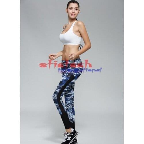 By dhl or ems 200pcs Women Sports Yoga Pants Elastic Compression Tights Fitness Running Trousers WorkoutWaist Leggings Pants