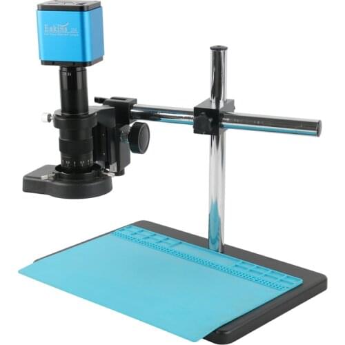 Auto Focus IMX185 1080P 60FPS HDMI WIFI Industrial Video Microscope Camera 180X C-Mount Lens For PCB SMD SMT Repair Soldering