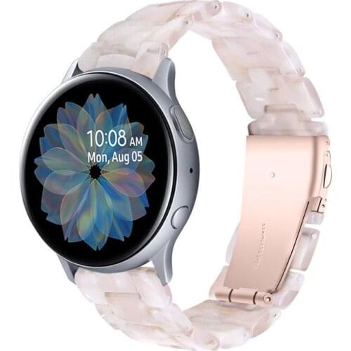 20mm 22mm Resin Strap For Samsung Galaxy Watch 42mm 46mm Active 2 40/44mm Watchbands Huawei Watch GT 2 Amazfit GTR 47MM Bracelet