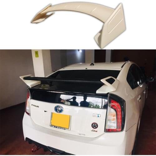 For Toyota Toyota Prius spoiler 2009 -2014 spoiler ROWEN style by DIY color windows rear spoilers Rear Roof Spoiler Wing