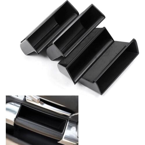BBQ@FUKA ABS Inner Door Armrest Storage Box Handle Cover Pocket Fit For Land Rover LR4 Discovery 4 2010-2015 Car Styling