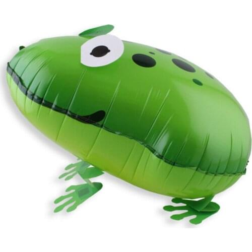 Frog balloon Walking pet animal balloons on walking style when inflated with helium Kids back to school toys Birthday gift 2pcs