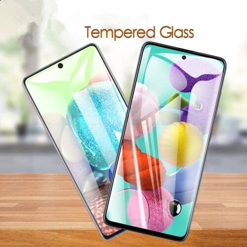 Full Tempered Glass On For Samsung Galaxy A10 A20 A30 A40 A50 A60 A70 Screen Protector A80 A90 A72 A52 M30 M40 Glas Film Case