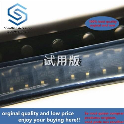 10pcs 100% orginal new BCR141 E6327 NPN Transistor Silkscreen WD WDs SOT-23