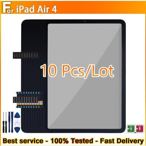 10Pcs/lot100% iPad touch screen 10.9” Air 4 Air4 4th generation 2020 A2316 A2324 A2072 A2325 touch screen digitizer replacement