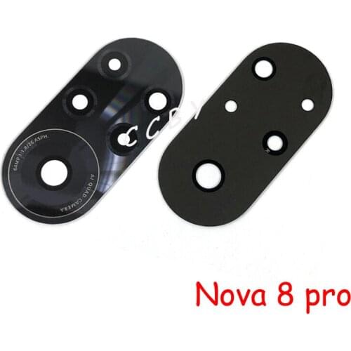 20pcs Rear Back Camera Glass Lens Cover For Huawei Nova 8 Pro With Ahesive Sticker Replacement Parts